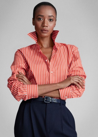 Women's Ralph Lauren Rowland Boyfriend Shirts | 928540GTO